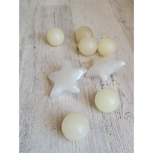 Starfish candle miniature ball home decor beach set - Picture 6 of 6
